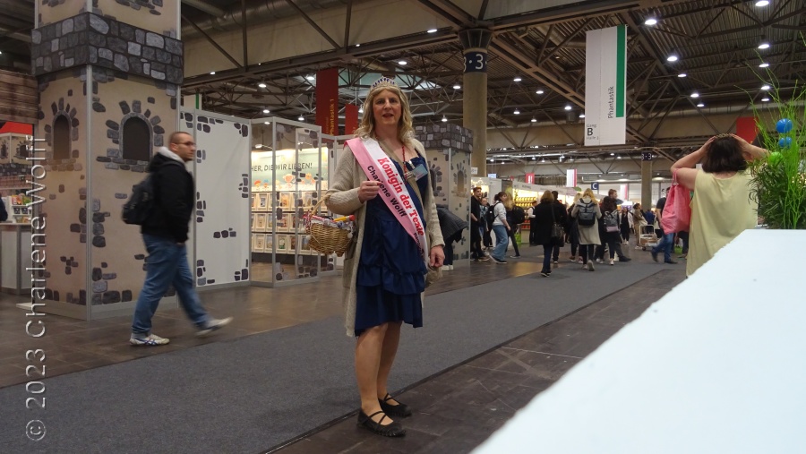 Charlene Wolff, Königin, auf der Leipziger Buchmesse 2023